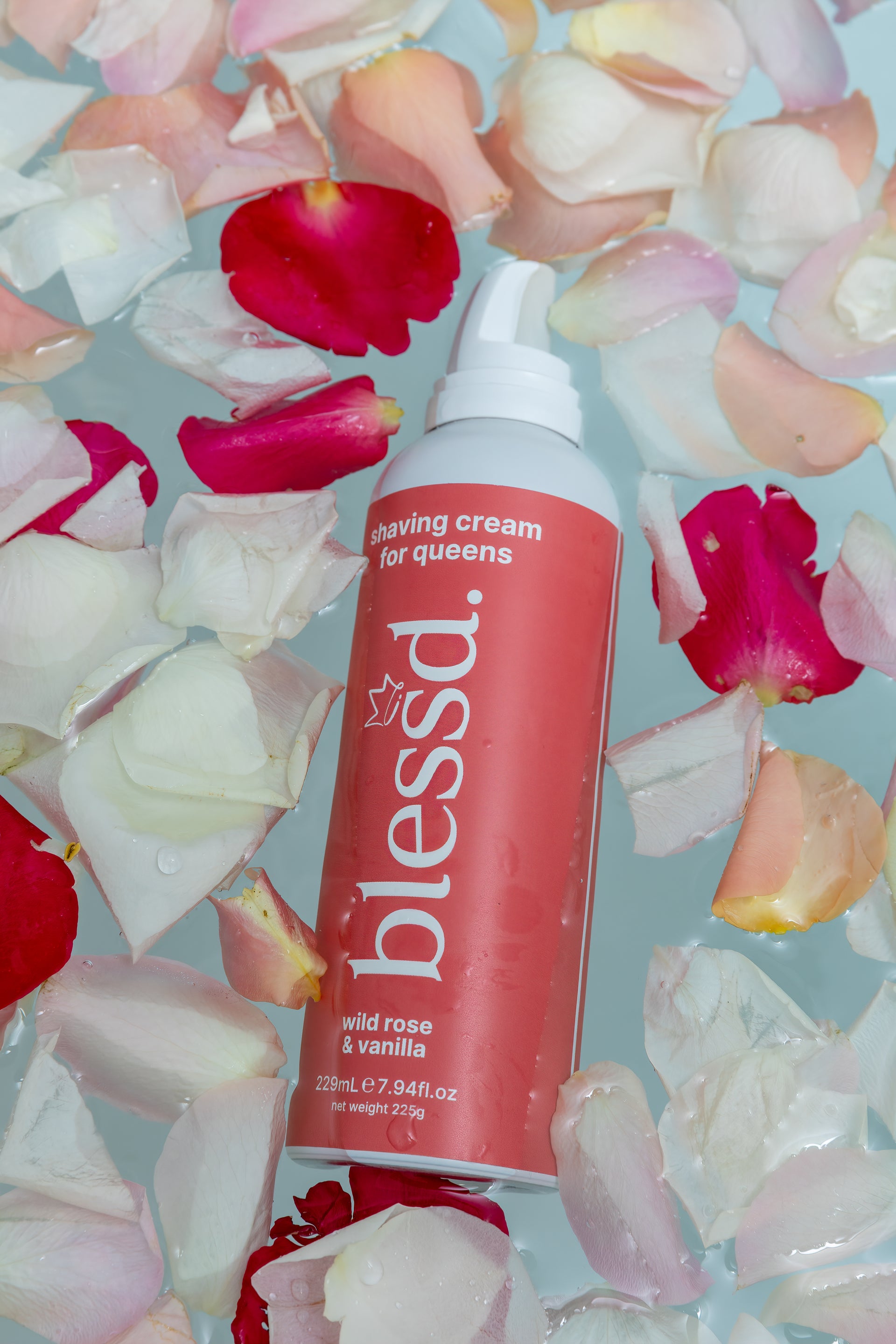 shaving cream for queens - wild rose & vanilla
